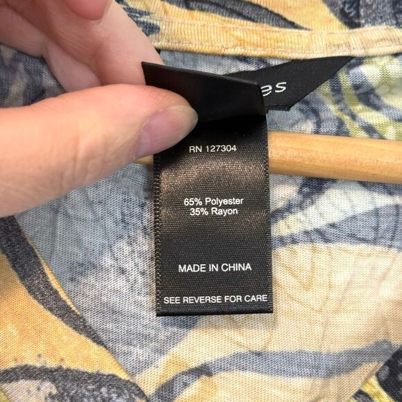 Ali Miles Floral Patterned Blouse Size Small - Picture 5 of 8